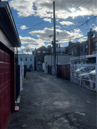 a car parked on the side of a street