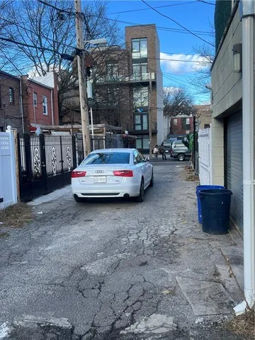 a front view of a house with a garage