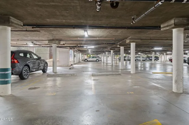 a view of a building with a street