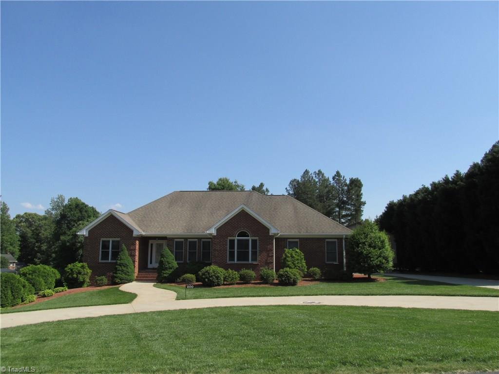 200 Navajo Road Lexington, NC 27295 - Photo 1 of 29 Custom Built one story living with finished lower level and 2 car garage plus a 30' x 48' Motor Home Garage