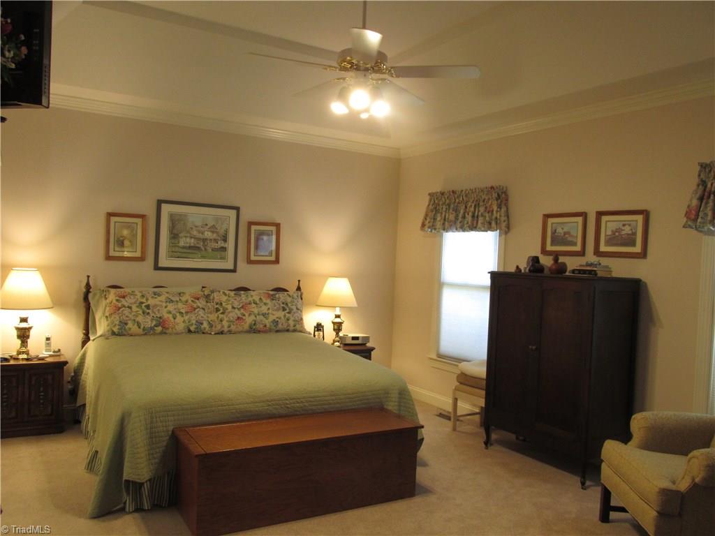 200 Navajo Road Lexington, NC 27295 - Photo 14 of 29 Master Bedroom with tray ceilings and 2 walk-in closets