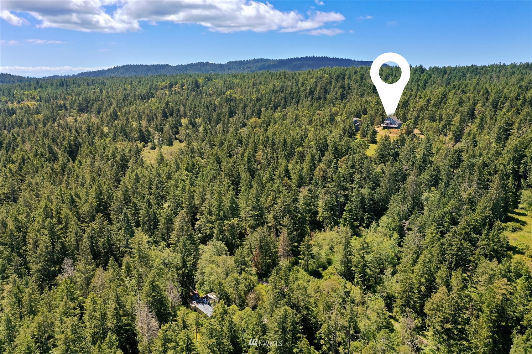338 Sunrise Ridge Road San Juan Island, WA 98250 - Photo 21 of 39 a view of a city with lush green forest