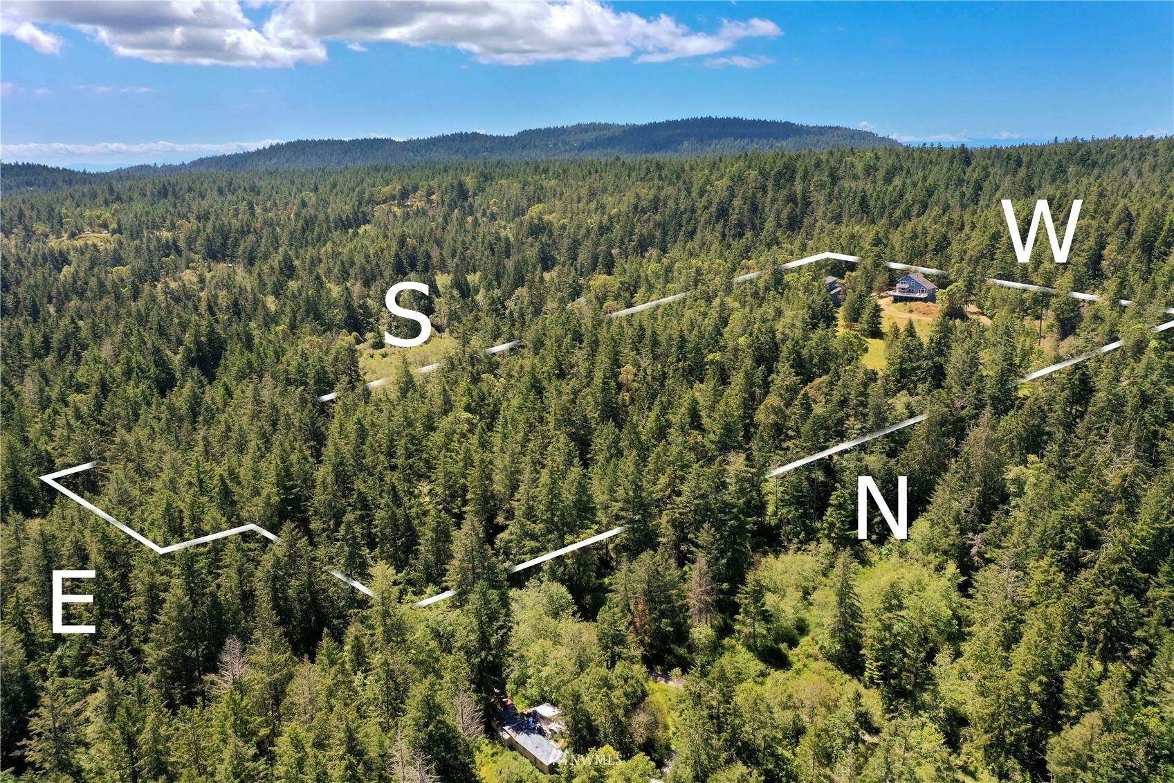 338 Sunrise Ridge Road San Juan Island, WA 98250 - Photo 30 of 39 a view of a city with lush green forest