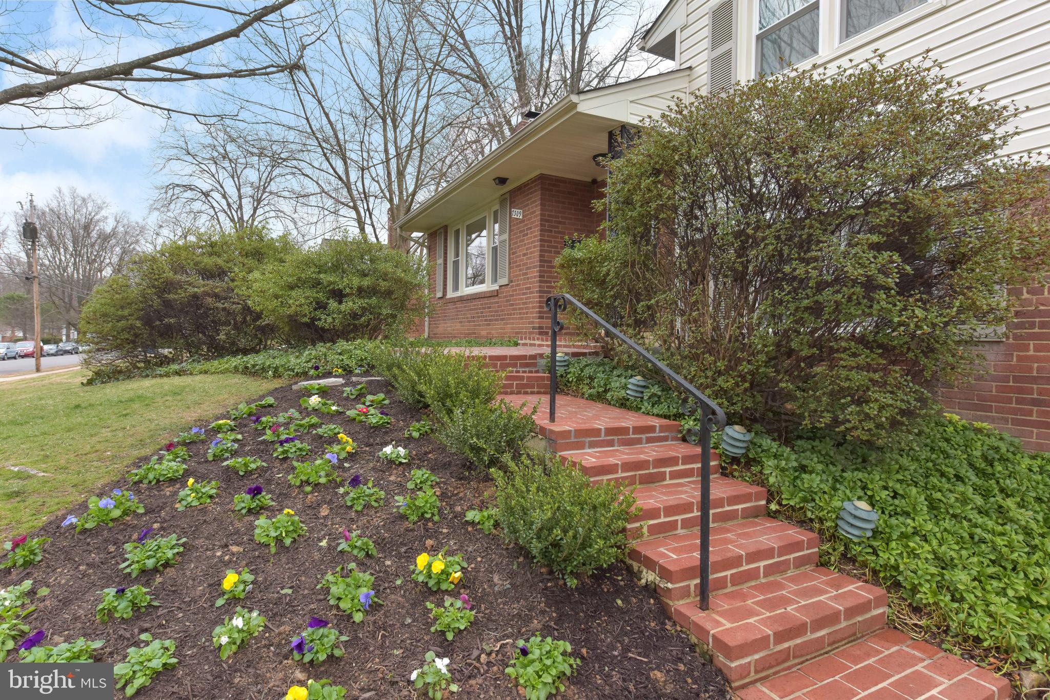 7309 Dunston Street Springfield, VA 22151 - Photo 36 of 37 Gorgeous landscaping & brick walk welcome you