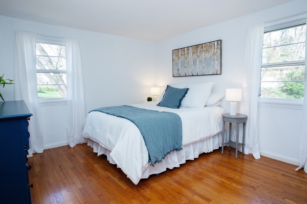 31 East Allen Ridge Road Springfield, MA 01118 - Photo 20 of 34 a bedroom with double bed and a window
