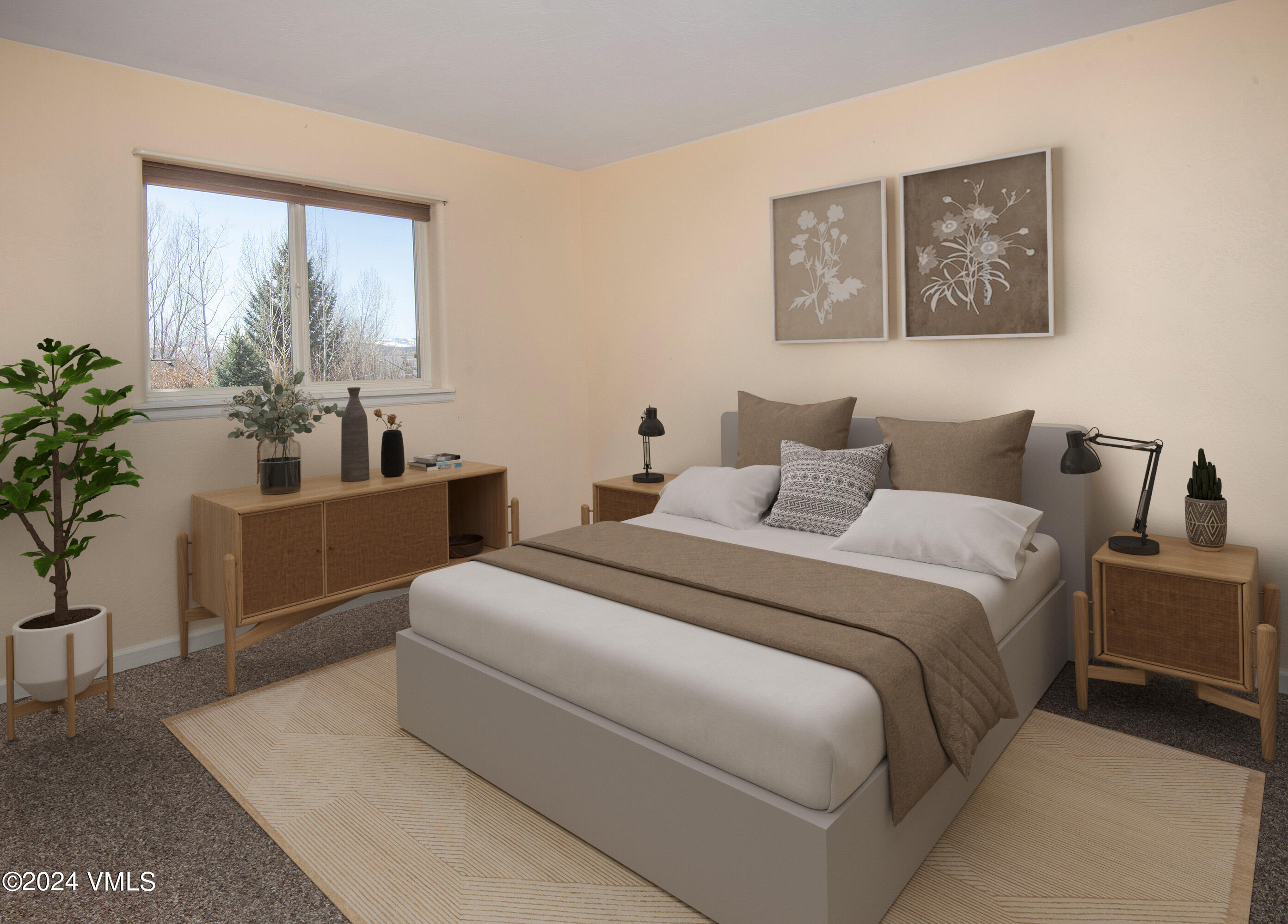 6 Ringneck Eagle, CO 81631 - Photo 36 of 59 a bedroom with a large bed and a potted plant