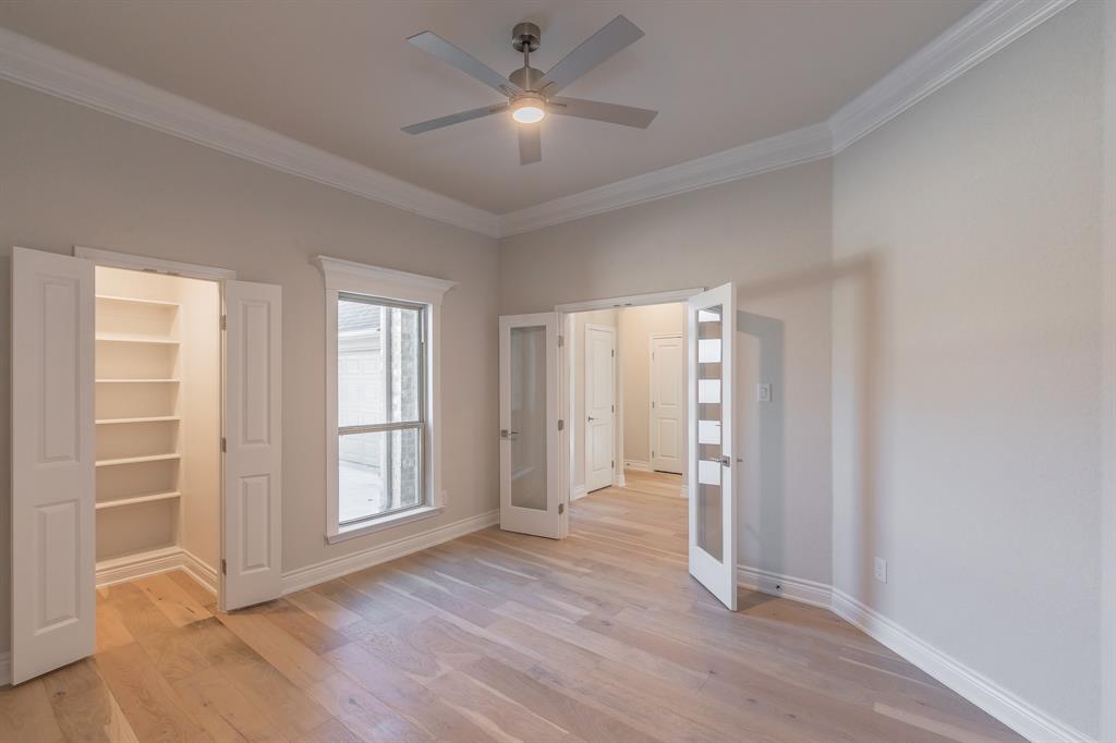 609 Keel Way Azle, TX 76020 - Photo 3 of 32 wooden floor in an empty room with a window