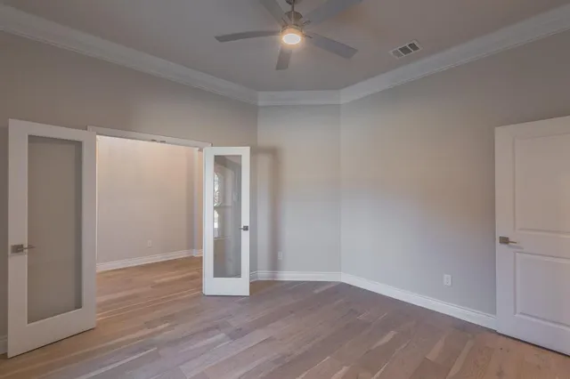 wooden floor in an empty room
