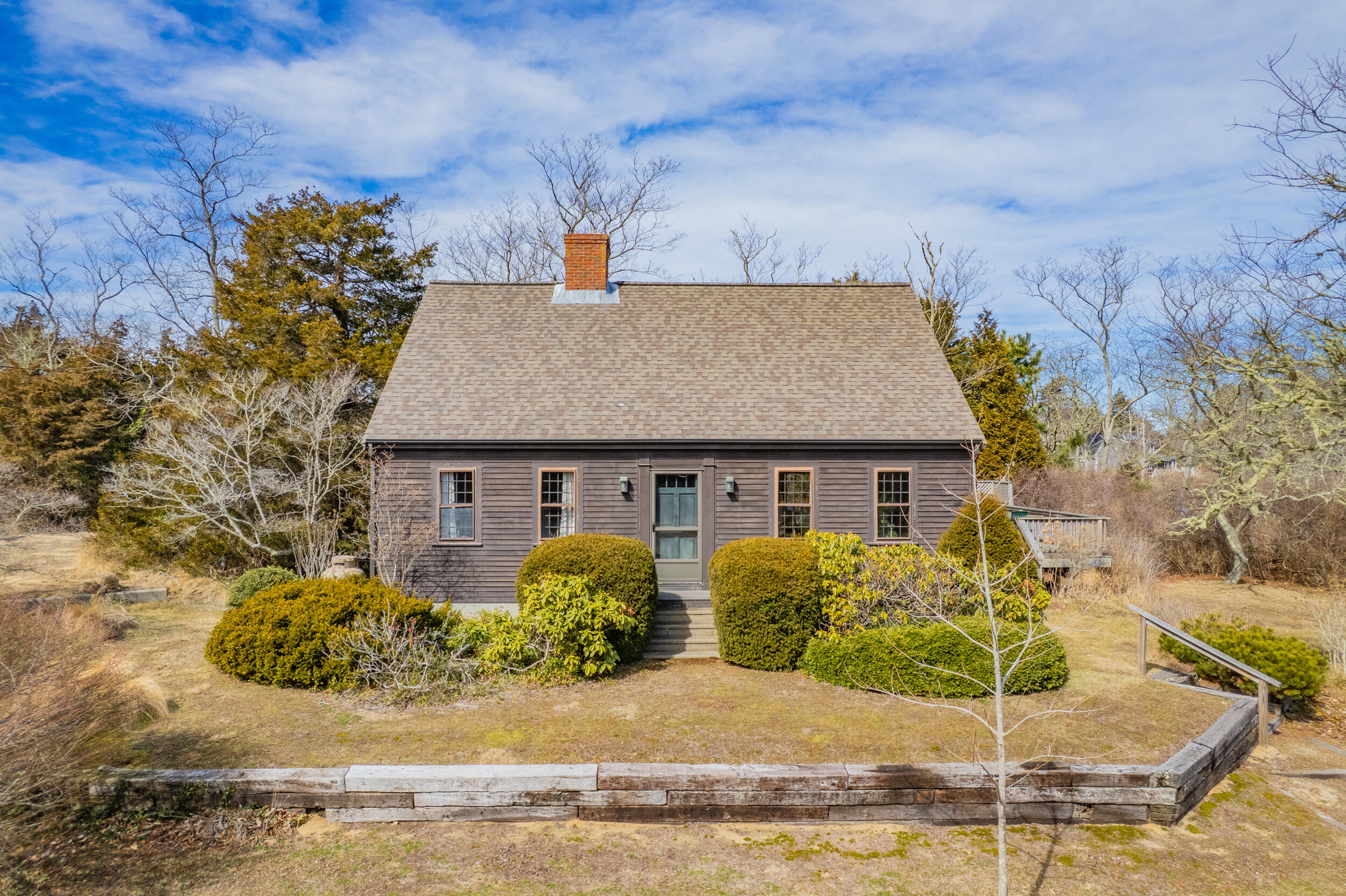 front view of house with a yard