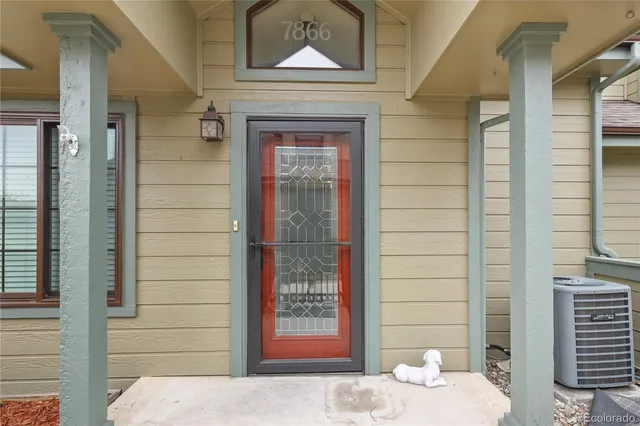 a front view of a house with a