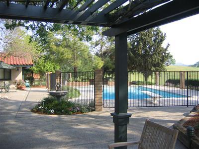 10580 Millerton Road Clovis, CA 93619 - Photo 7 of 45 Back Courtyard and Fenced Pool