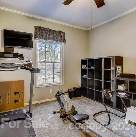 4910 Huntington Farm Road Catawba, SC 29704 - Photo 14 of 20 a room with gym equipment and a window