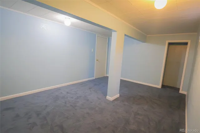 a view of an empty room