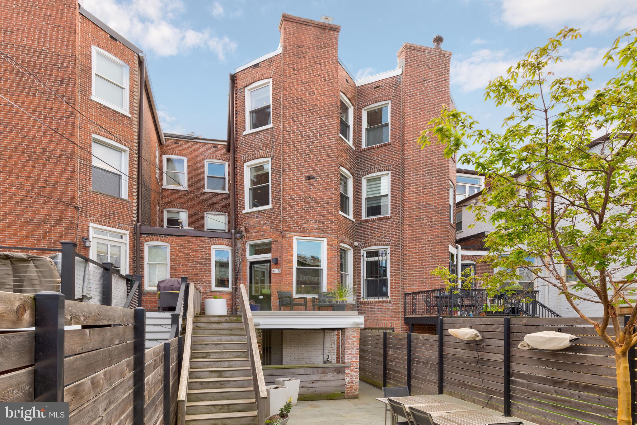 1215 Harvard Street Northwest Washington, DC 20009 - Photo 52 of 54 Rear 1215 Harvard St NW