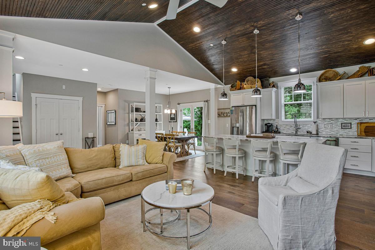 2978 Valley View Road Annapolis, MD 21401 - Photo 14 of 61 Cathedral Ceiling in the Living Room and Kitchen