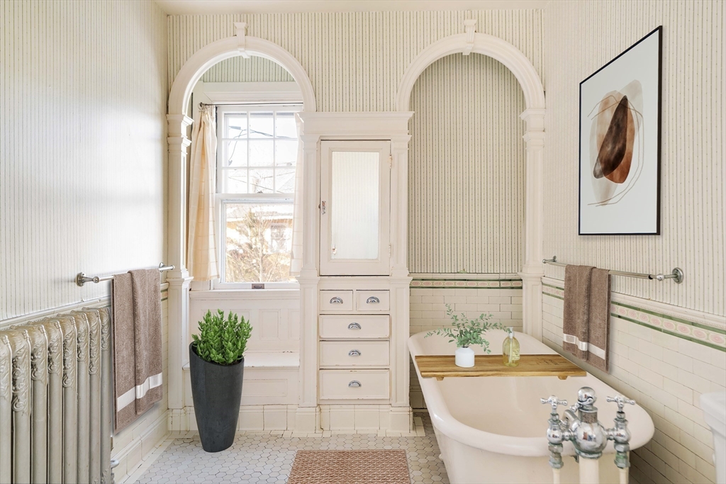 61 Centre Street Brookline, MA 02446 - Photo 27 of 31 a dining room with furniture and window
