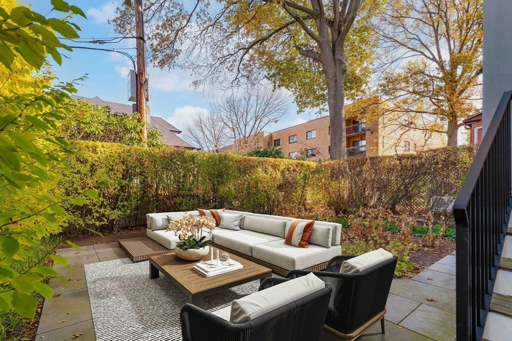 61 Centre Street Brookline, MA 02446 - Photo 28 of 31 a view of a couches in the roof deck