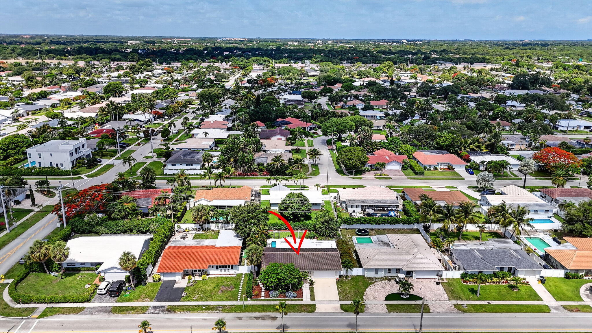 1207 Southwest 12th Avenue Boca Raton, FL 33486 - Photo 36 of 41 Aerial View