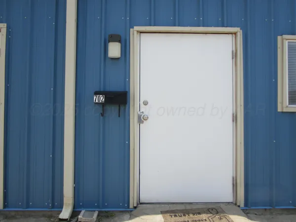 a view of room with door