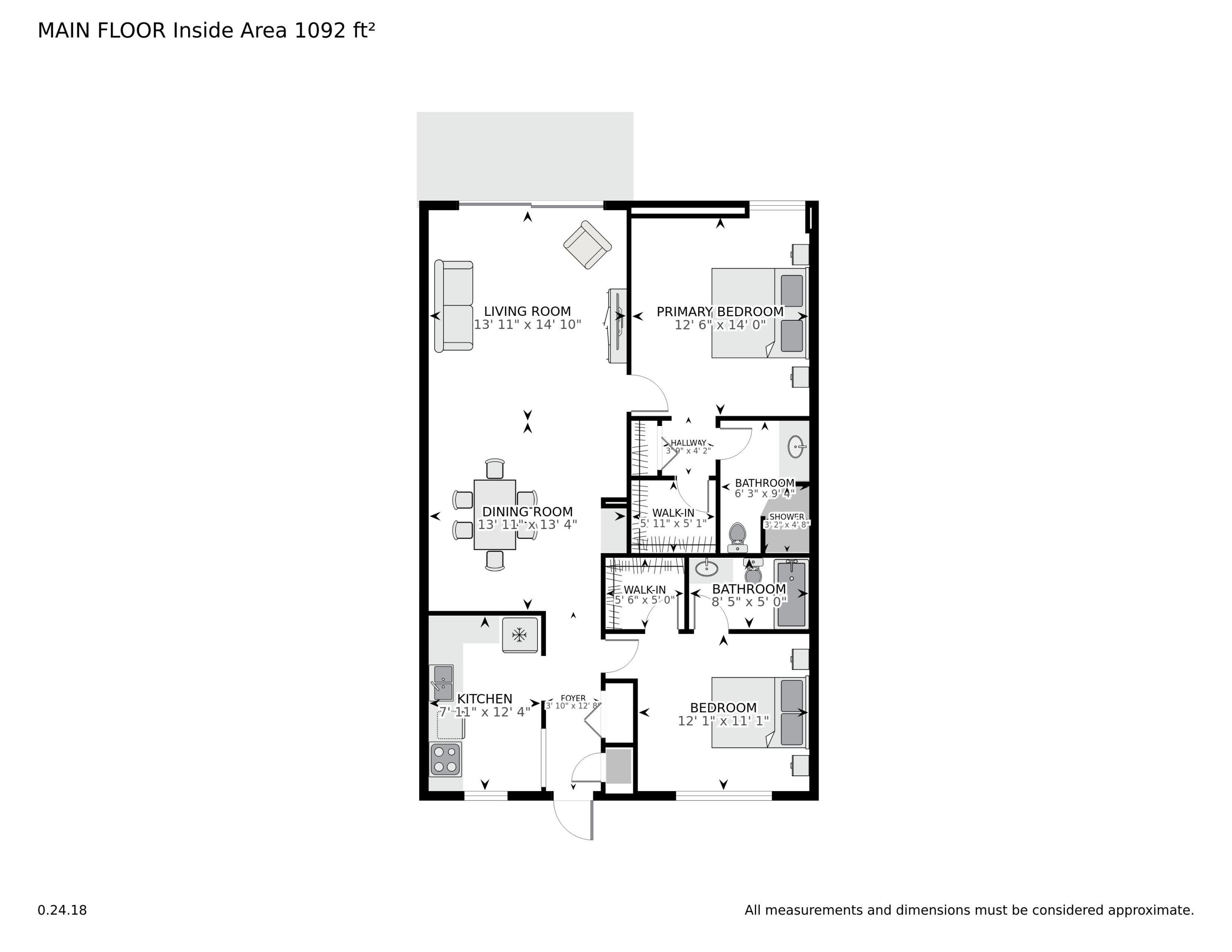 555 Northwest 4th Avenue, Unit 1240 Boca Raton, FL 33432 - Photo 31 of 31 Floor Plan