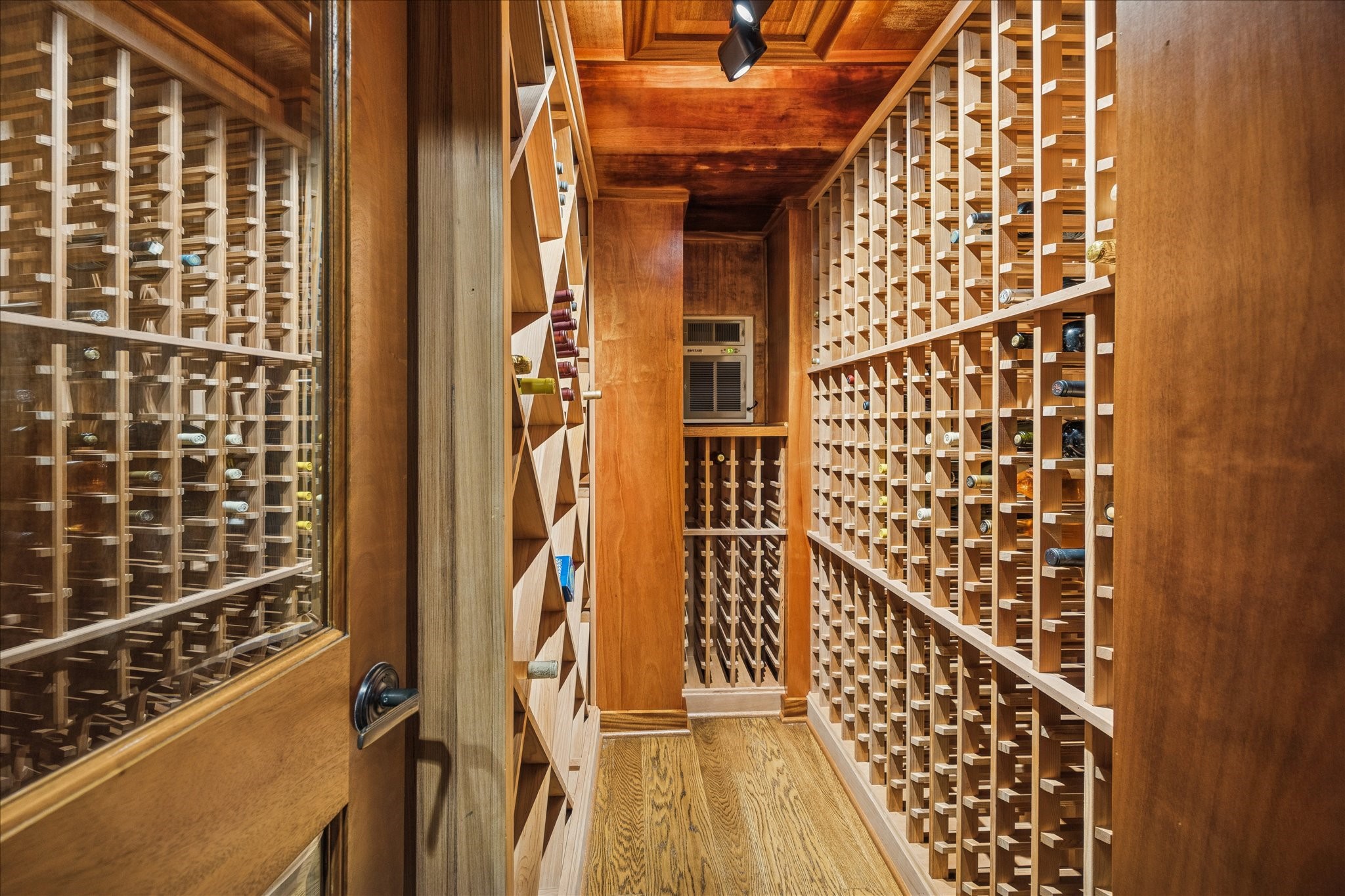 3715 Garnet Street Houston, TX 77005 - Photo 19 of 50 Collector-worthy, climate-controlled wine room with storage for 500 bottles.