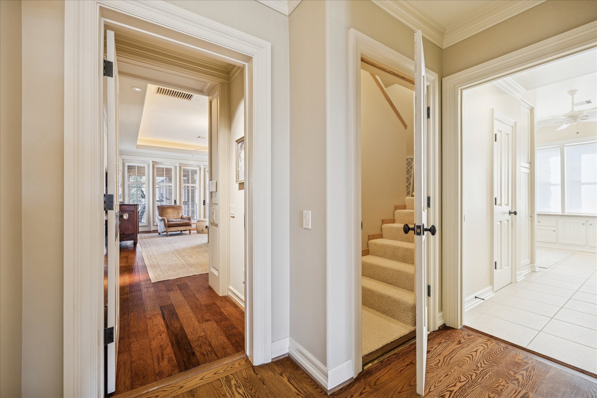 3715 Garnet Street Houston, TX 77005 - Photo 24 of 50 Hidden behind this door are stairs to the floored attic that provides extra convenient storage.