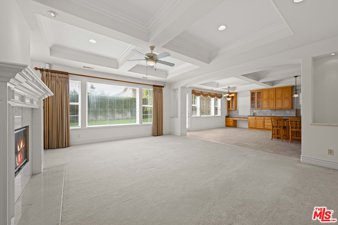 1756 Ruhland Avenue Manhattan Beach, CA 90266 - Photo 34 of 75 a view of an empty room with a fireplace and a window
