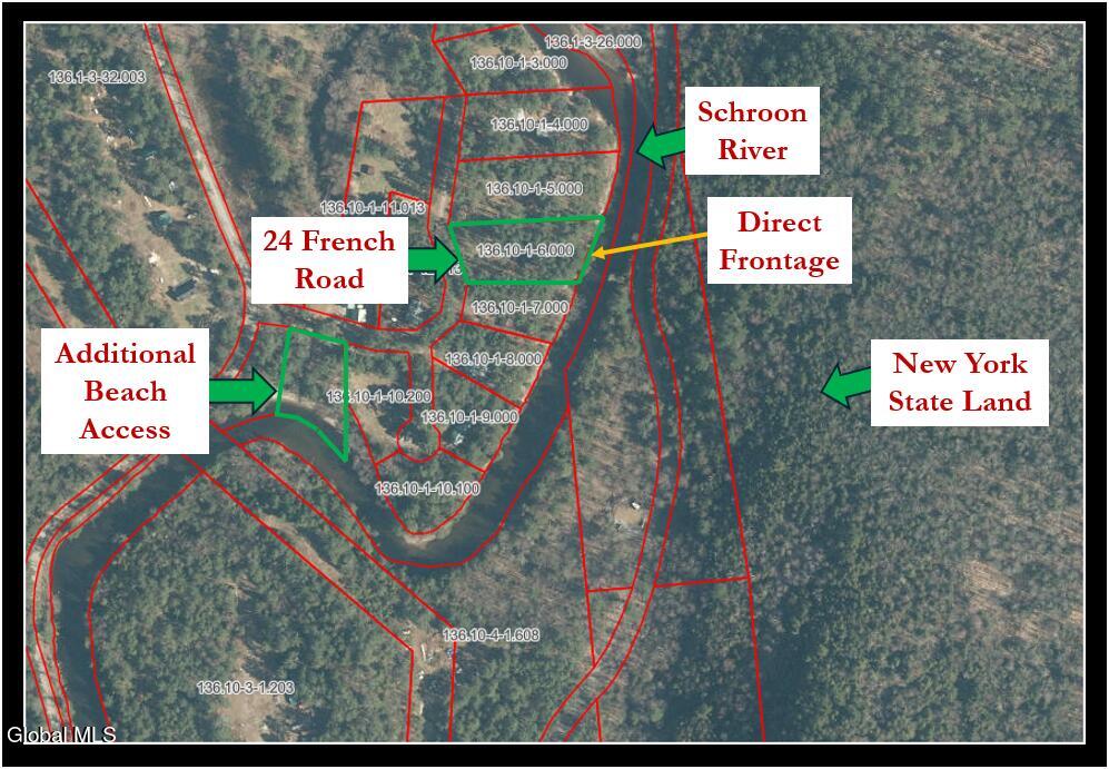 24 French Road Schroon, NY 12870 - Photo 2 of 39 Property Map
