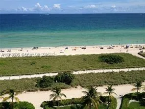 a view of a water from a terrace