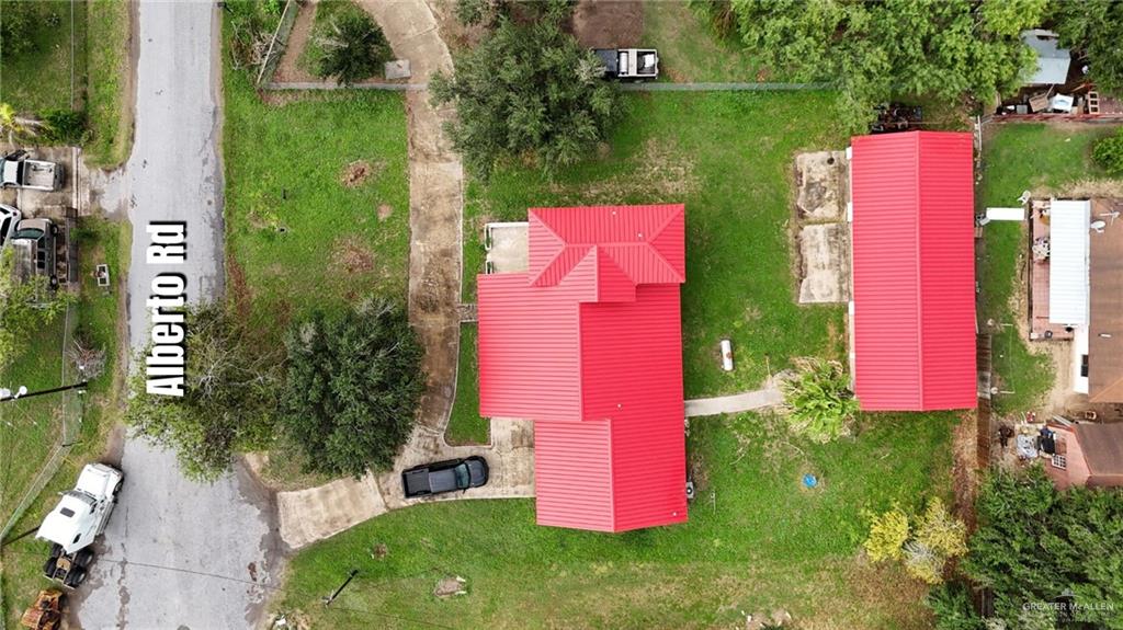 7708 Alberto Road Edinburg, TX 78542 - Photo 6 of 17 an aerial view of residential house with outdoor space pool seating area and yard