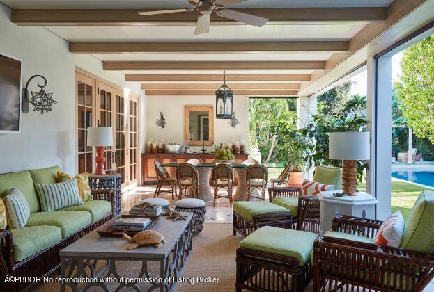 300 Indian Road Palm Beach, FL 33480 - Photo 11 of 42 a living room with furniture and a large window