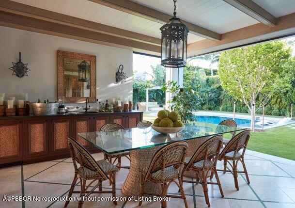 300 Indian Road Palm Beach, FL 33480 - Photo 12 of 42 a view of a dining room with furniture window and outside view