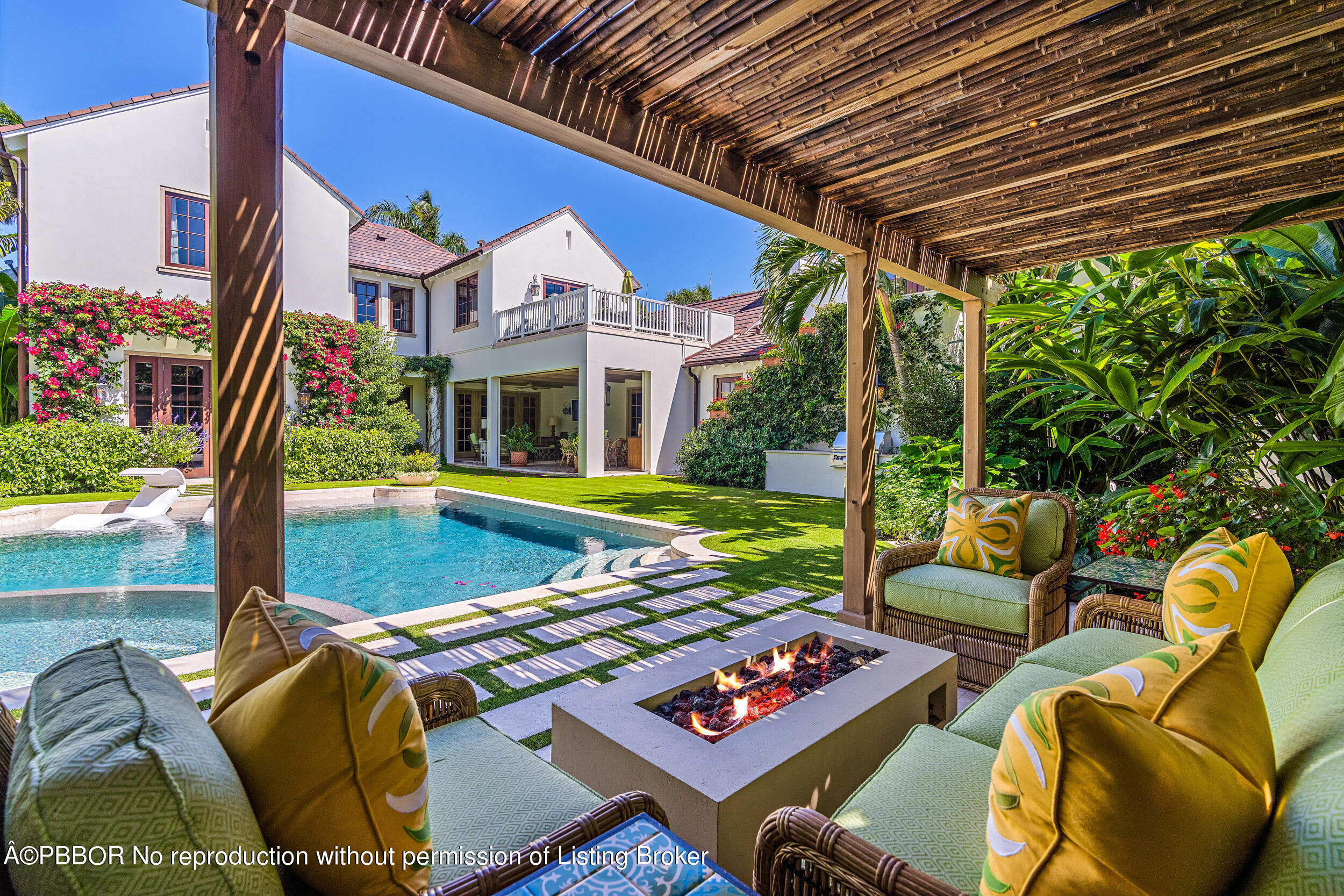300 Indian Road Palm Beach, FL 33480 - Photo 13 of 42 a view of an chairs and tables in the patio