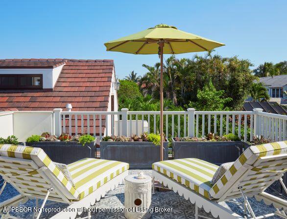 300 Indian Road Palm Beach, FL 33480 - Photo 19 of 42 a view of a roof deck with furniture