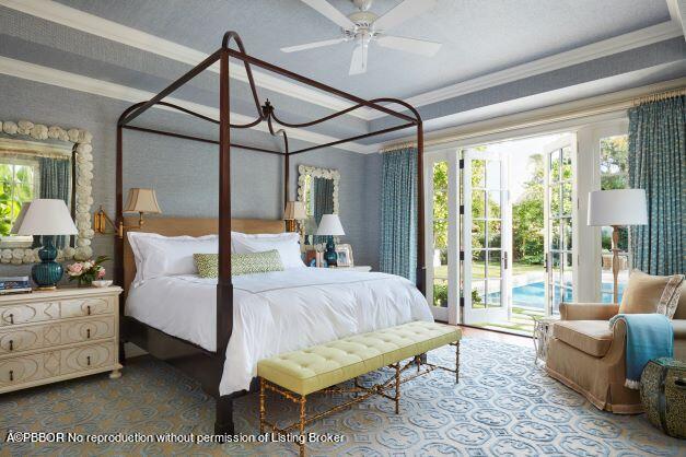 300 Indian Road Palm Beach, FL 33480 - Photo 24 of 42 a bedroom with a bed window and couch