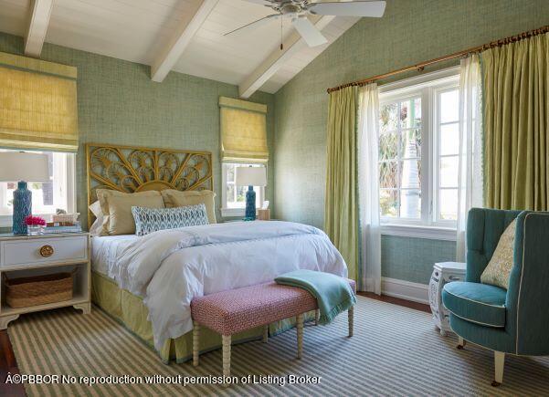 300 Indian Road Palm Beach, FL 33480 - Photo 27 of 42 a bedroom with a bed and a couch