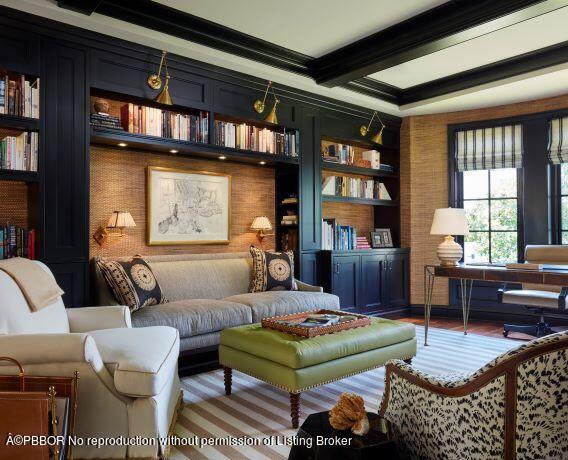 300 Indian Road Palm Beach, FL 33480 - Photo 9 of 42 a living room with furniture fireplace and a window