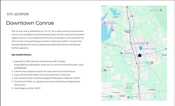 $749,000 | 0 Adkins Street, Conroe, TX 77301