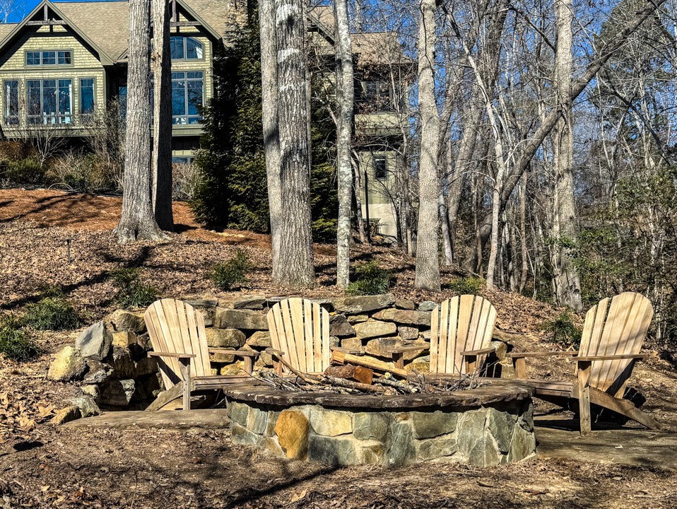 206 Feather Bell Lane Sunset, SC 29685 - Photo 41 of 50 This private fire pit area offers serene outdoor living, perfect for relaxation.