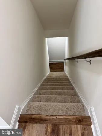 a view of a room with an empty space