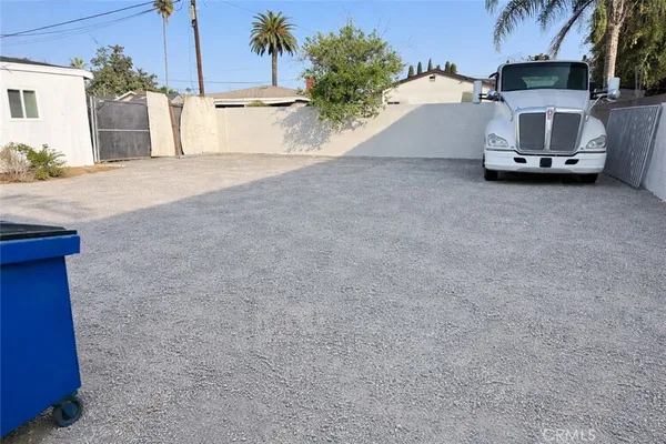a view of car parked in front of house