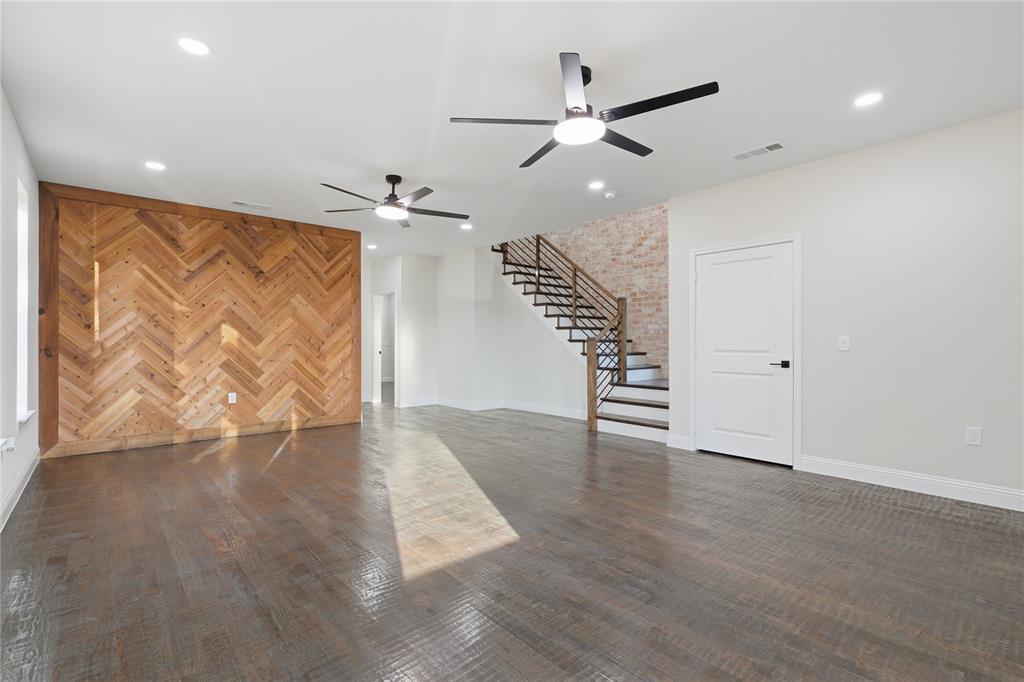 2150 Lakeview Mabank, TX 75156 - Photo 9 of 36 wooden floor in an empty room with a window