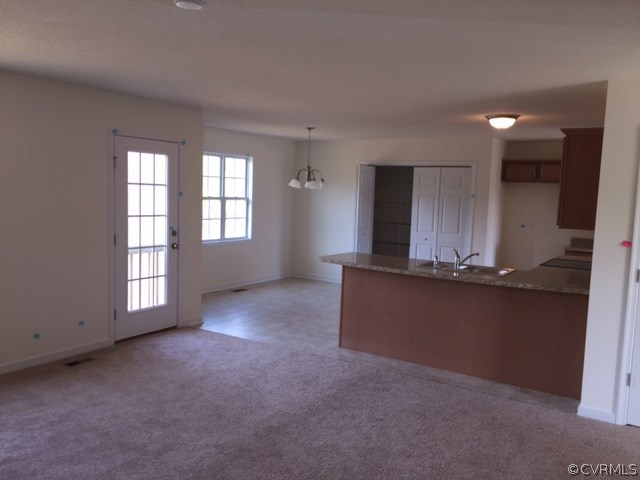 5044 Parrish Branch Road Midlothian, VA 23112 - Photo 3 of 5 Great Room with view to Kitchen and Breakfast Nook