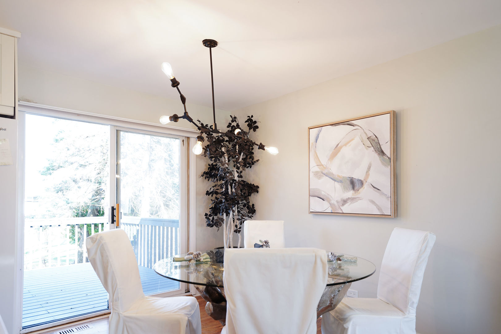 21W272 Coronet Road Lombard, IL 60148 - Photo 28 of 31 a view of a dining room with furniture window and outside view