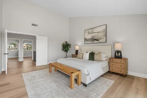 a view of a balcony with an outdoor space