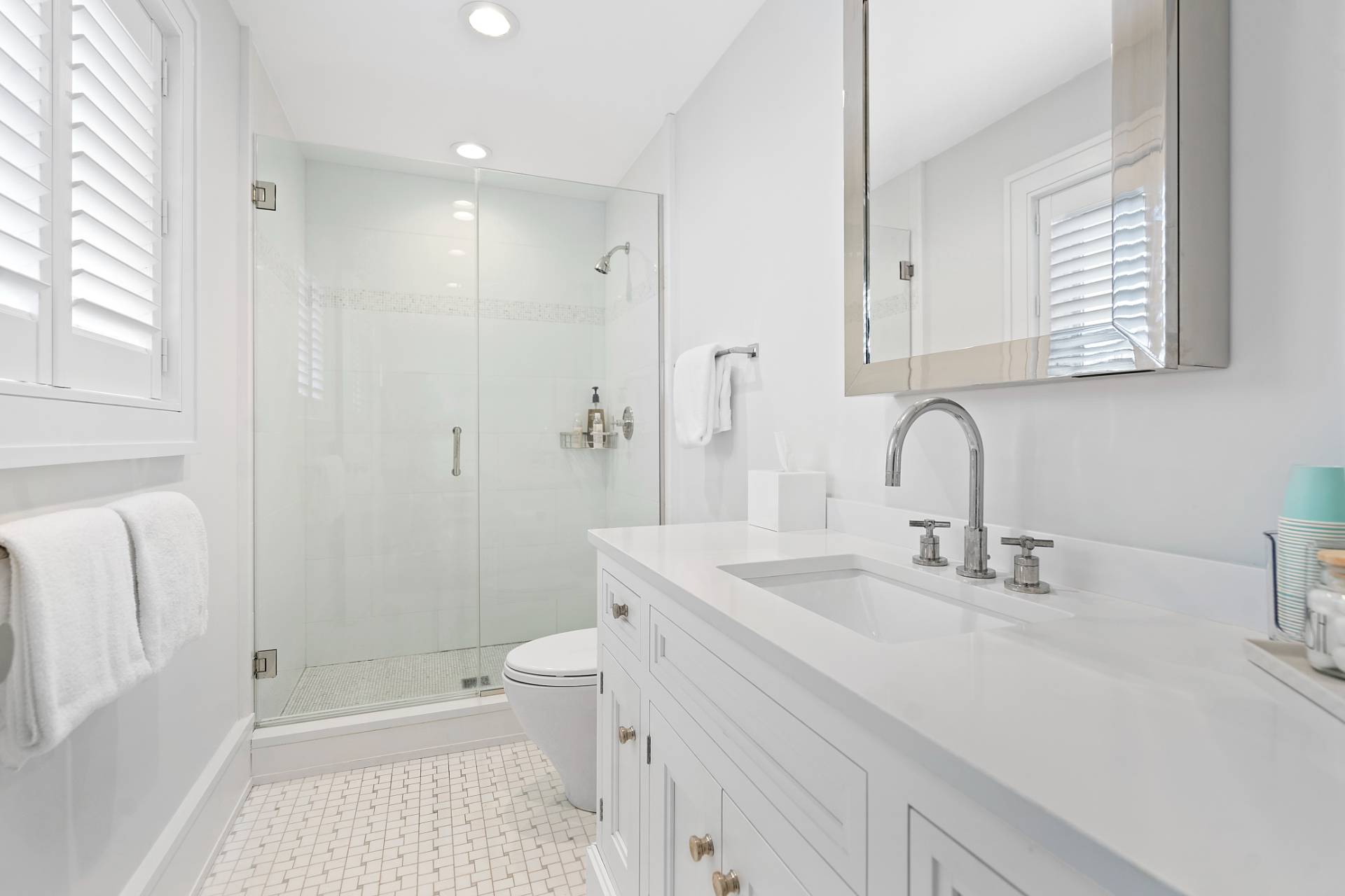 135 Hildreth Lane Bridgehampton, NY 11932 - Photo 24 of 38 a bathroom with a sink a toilet and shower