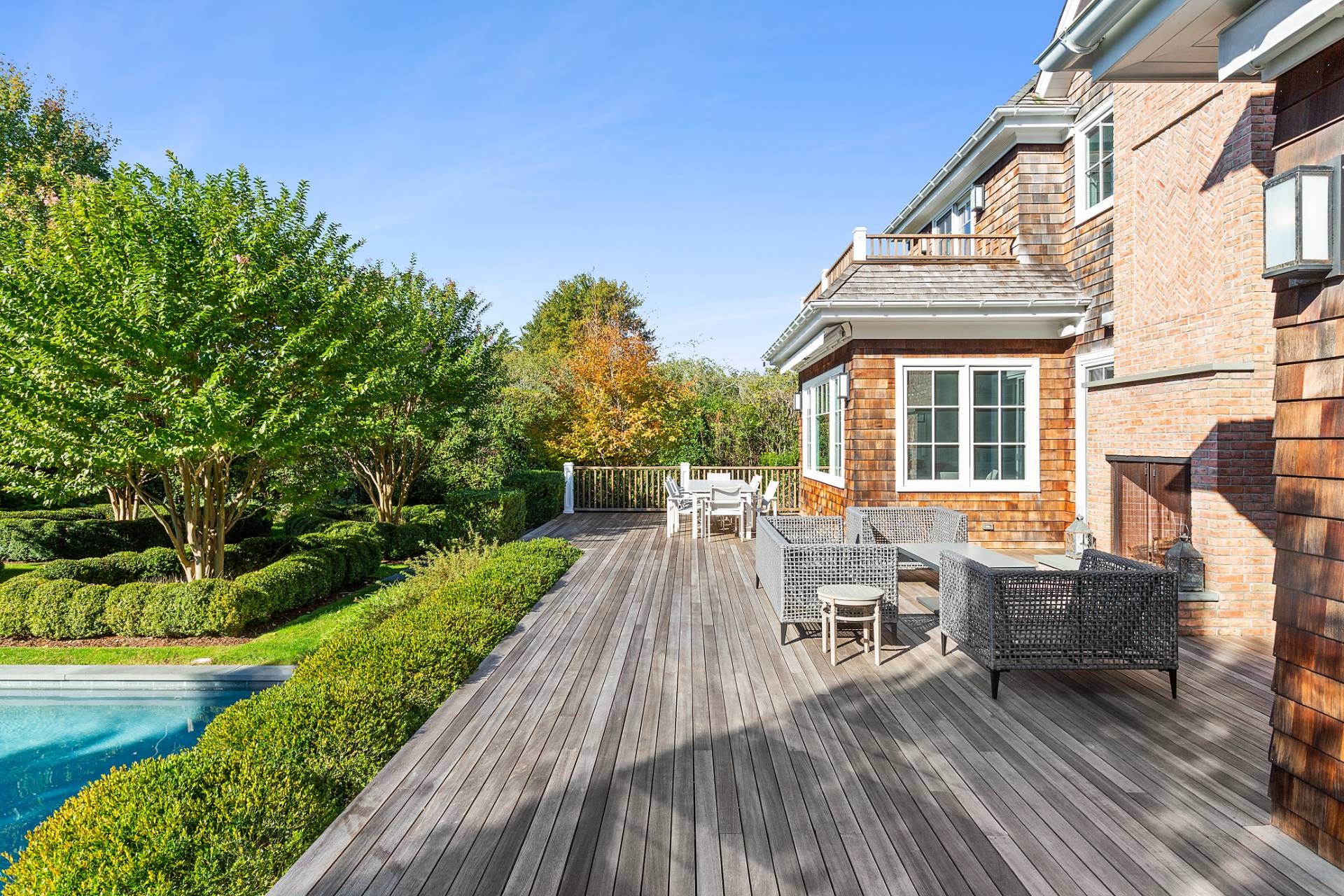 135 Hildreth Lane Bridgehampton, NY 11932 - Photo 5 of 38 a view of a house with backyard and sitting area