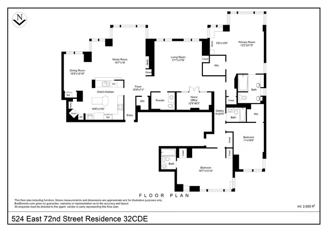 $3,950,000 | 524 East 72nd Street, Unit 32CDE | Lenox Hill