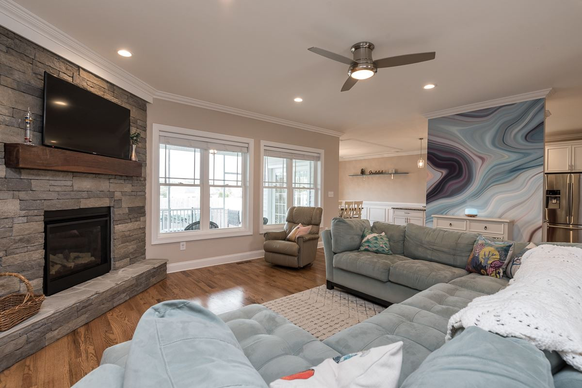 85 Kenneth Lane Willow Spring, NC 27592 - Photo 4 of 21 Beautiful stone fireplace