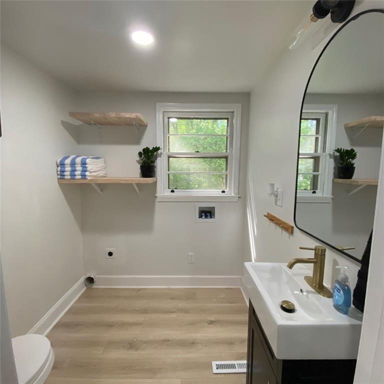 330 Ivy Trail Hartwell, GA 30643 - Photo 20 of 34 a view of a room with a window and wooden floor